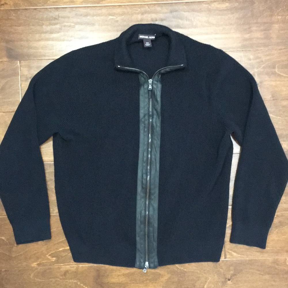 Micheal Kors Black Zip Up